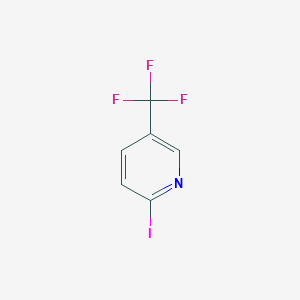 molecular formula C6H3F3IN B028551 2-碘-5-(三氟甲基)吡啶 CAS No. 100366-75-4