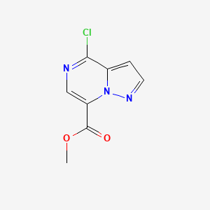 molecular formula C8H6ClN3O2 B2855112 Methyl 4-chloropyrazolo[1,5-a]pyrazine-7-carboxylate CAS No. 2490420-71-6