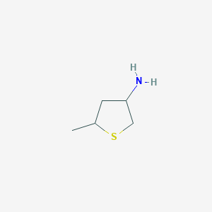 molecular formula C5H11NS B2855150 5-Methylthiolan-3-amine CAS No. 357173-37-6