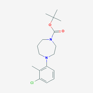 Tert-butyl 4-(3-chloro-2-methylphenyl)-1,4-diazepane-1-carboxylate