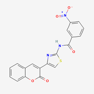 3-nitro-N-(4-(2-oxo-2H-chromen-3-yl)thiazol-2-yl)benzamide