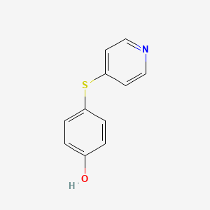 4-(Pyridin-4-ylsulfanyl)phenol