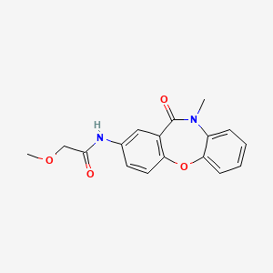 2-methoxy-N-(10-methyl-11-oxo-10,11-dihydrodibenzo[b,f][1,4]oxazepin-2-yl)acetamide