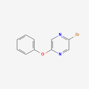 2-Bromo-5-phenoxypyrazine