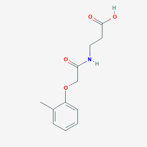 3-(2-(o-Tolyloxy)acetamido)propanoic acid