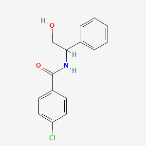 4-chloro-N-(2-hydroxy-1-phenylethyl)benzamide