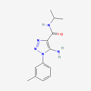 5-amino-N-isopropyl-1-(m-tolyl)-1H-1,2,3-triazole-4-carboxamide