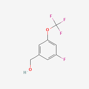 molecular formula C8H6F4O2 B2855381 3-Fluoro-5-(trifluoromethoxy)benzyl alcohol CAS No. 86256-47-5