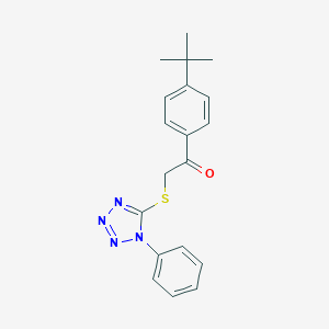 1-(4-tert-butylphenyl)-2-[(1-phenyl-1H-tetrazol-5-yl)sulfanyl]ethanone