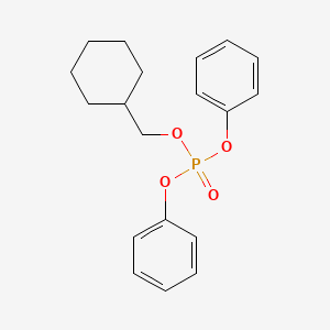 molecular formula C19H23O4P B2855400 Cyclohexylmethyl diphenyl phosphate CAS No. 33026-78-7