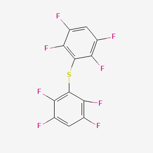 molecular formula C12H2F8S B2855405 Bis(2,3,5,6-tetrafluorophenyl)sulfide CAS No. 967-95-3