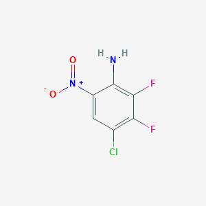 molecular formula C6H3ClF2N2O2 B2855424 4-Chloro-2,3-difluoro-6-nitroaniline CAS No. 211693-75-3