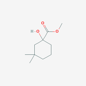 molecular formula C10H18O3 B2855464 Methyl 1-hydroxy-3,3-dimethylcyclohexane-1-carboxylate CAS No. 1341286-54-1
