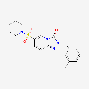 2-(3-methylbenzyl)-6-(piperidin-1-ylsulfonyl)[1,2,4]triazolo[4,3-a]pyridin-3(2H)-one