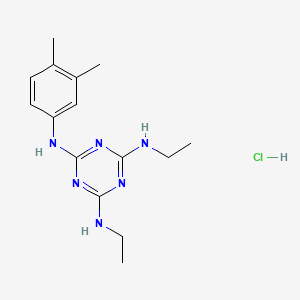 molecular formula C15H23ClN6 B2855533 C15H23ClN6 CAS No. 1179443-75-4
