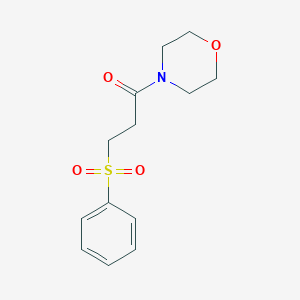 3-Benzenesulfonyl-1-morpholin-4-yl-propan-1-one