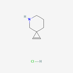 molecular formula C7H12ClN B2855552 7-Azaspiro[2.5]oct-1-ene;hydrochloride CAS No. 2416230-84-5