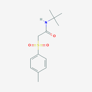 N-(tert-butyl)-2-[(4-methylphenyl)sulfonyl]acetamide