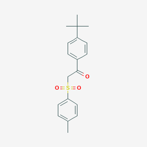 1-(4-Tert-butylphenyl)-2-[(4-methylphenyl)sulfonyl]ethanone