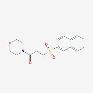 3-(4-Morpholinyl)-3-oxopropyl 2-naphthyl sulfone