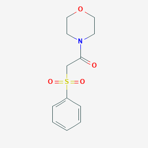 2-(4-Morpholinyl)-2-oxoethyl phenyl sulfone