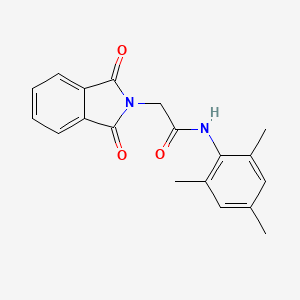 molecular formula C19H18N2O3 B2855616 2-(1,3-dioxoisoindolin-2-yl)-N-mesitylacetamide CAS No. 312497-66-8