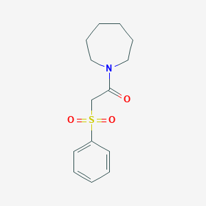 1-[(Phenylsulfonyl)acetyl]azepane