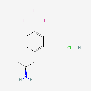 molecular formula C10H13ClF3N B2855634 (2S)-1-[4-(trifluoromethyl)phenyl]propan-2-amine hydrochloride CAS No. 84580-05-2