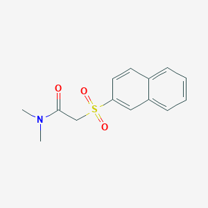 N,N-dimethyl-2-(2-naphthylsulfonyl)acetamide