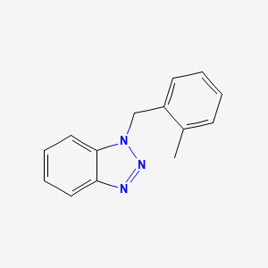 molecular formula C14H13N3 B2855684 1-(2-methylbenzyl)-1H-benzotriazole CAS No. 142087-14-7