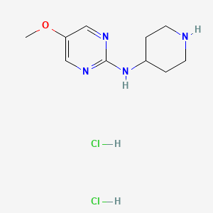 5-Methoxy-N-(piperidin-4-yl)pyrimidin-2-amine dihydrochloride