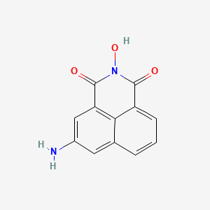 molecular formula C12H8N2O3 B2855693 5-Amino-2-hydroxy-benzo[de]isoquinoline-1,3-dione CAS No. 207564-99-6