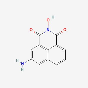 molecular formula C12H8N2O3 B2855693 5-amino-2-hydroxy-1H-benzo[de]isoquinoline-1,3(2H)-dione CAS No. 207564-99-6