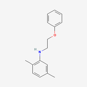 molecular formula C16H19NO B2855704 (2,5-二甲基-苯基)-(2-苯氧基-乙基)-胺 CAS No. 356086-80-1