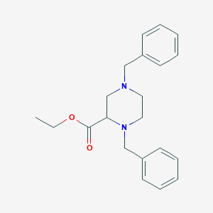 B2855707 Ethyl 1,4-dibenzylpiperazine-2-carboxylate CAS No. 72351-59-8