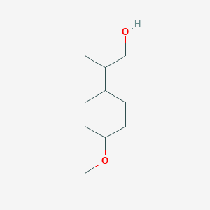 molecular formula C10H20O2 B2855710 2-(4-Methoxycyclohexyl)propan-1-ol CAS No. 2142309-80-4