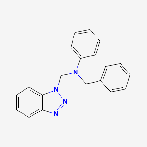 N-(1H-1,2,3-Benzotriazol-1-ylmethyl)-N-benzylaniline