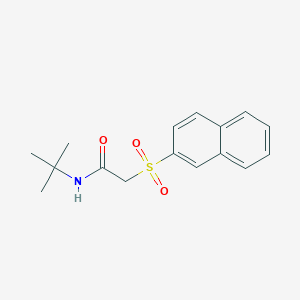 N-(tert-butyl)-2-(2-naphthylsulfonyl)acetamide