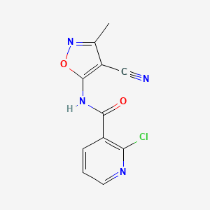 2-Chloro-N-(4-cyano-3-methylisoxazol-5-YL)nicotinamide