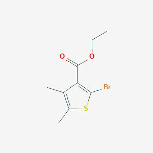 molecular formula C9H11BrO2S B2855755 Ethyl 2-bromo-4,5-dimethylthiophene-3-carboxylate CAS No. 175217-21-7