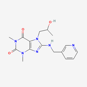 7-(2-hydroxypropyl)-1,3-dimethyl-8-((pyridin-3-ylmethyl)amino)-1H-purine-2,6(3H,7H)-dione