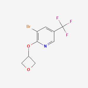 3-Bromo-2-(oxetan-3-yloxy)-5-(trifluoromethyl)pyridine