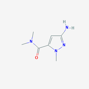 3-amino-N,N,1-trimethyl-1H-pyrazole-5-carboxamide