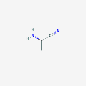 molecular formula C3H6N2 B2855834 (S)-alpha-aminopropionitrile CAS No. 95596-57-9