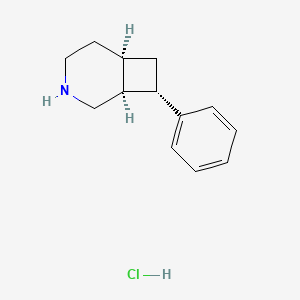 molecular formula C13H18ClN B2855836 (1S,6R,8S)-8-Phenyl-3-azabicyclo[4.2.0]octane;hydrochloride CAS No. 2155840-03-0