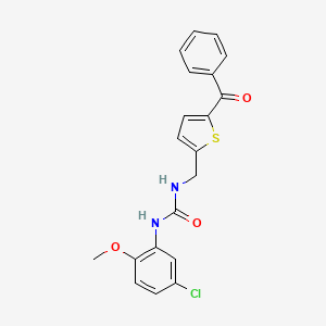 1-((5-Benzoylthiophen-2-yl)methyl)-3-(5-chloro-2-methoxyphenyl)urea