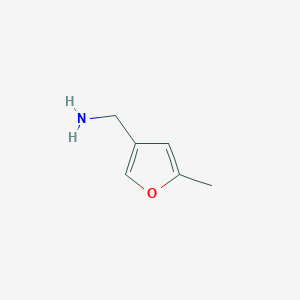 molecular formula C6H9NO B2855853 (5-Methylfuran-3-yl)methanamine CAS No. 549889-66-9