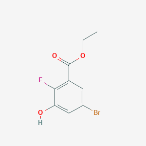 molecular formula C9H8BrFO3 B2855911 Ethyl 5-bromo-2-fluoro-3-hydroxybenzoate CAS No. 1805417-52-0