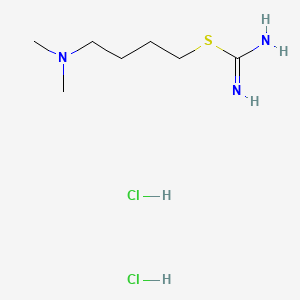 molecular formula C7H19Cl2N3S B2855916 SKF 91488 dihydrochloride CAS No. 68643-23-2; 68941-21-9