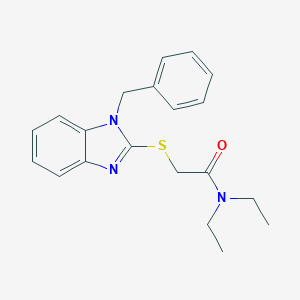 2-[(1-benzyl-1H-benzimidazol-2-yl)sulfanyl]-N,N-diethylacetamide